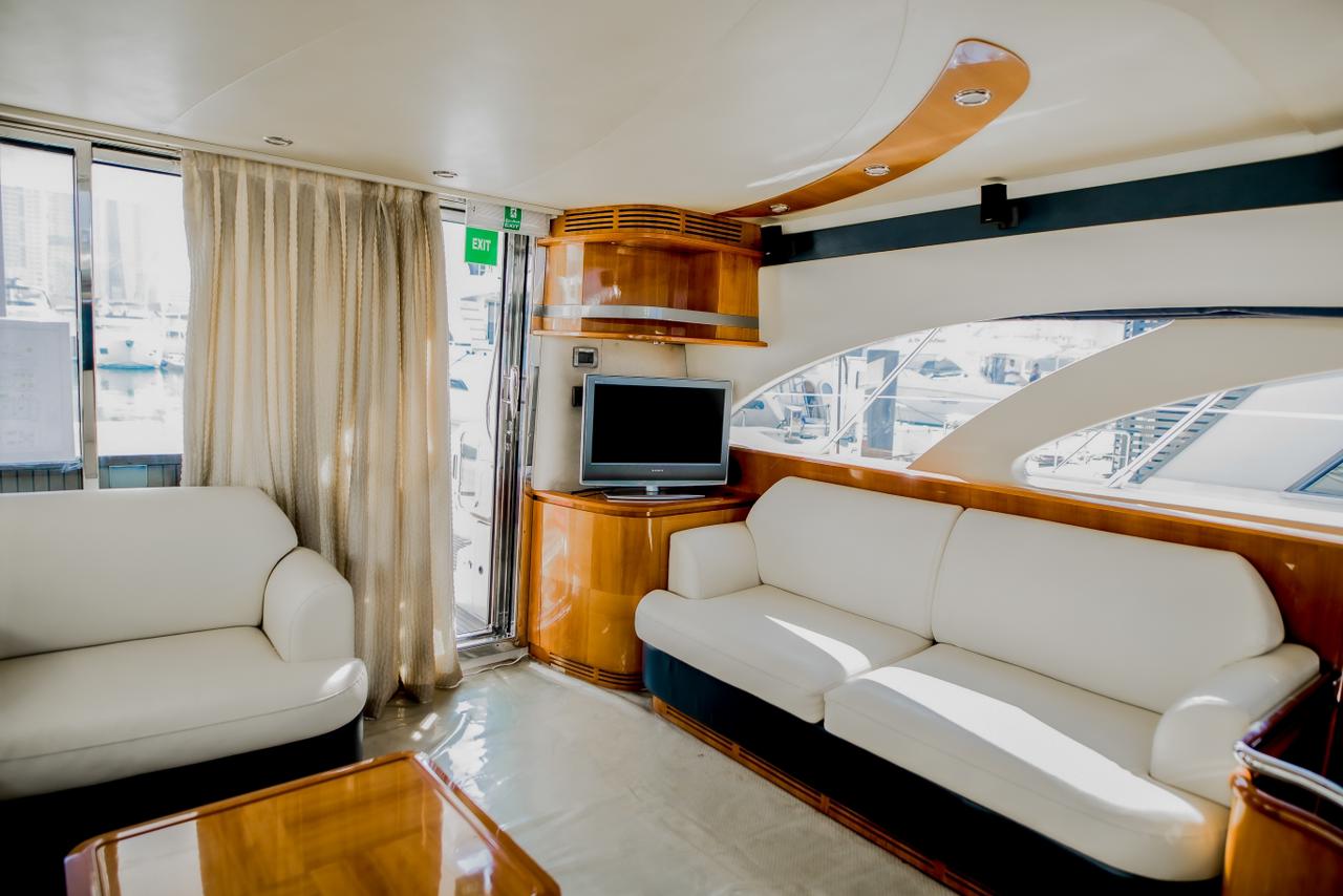 54ft Luxury Sunseeker Fly Bridge. Yacht Cruise Dubai Harbour | Marina. 15 guests. 𝕋𝕙𝕖 𝕐𝕒𝕔𝕙𝕥 𝔾𝕦𝕪 𝔻𝕦𝕓𝕒𝕚
