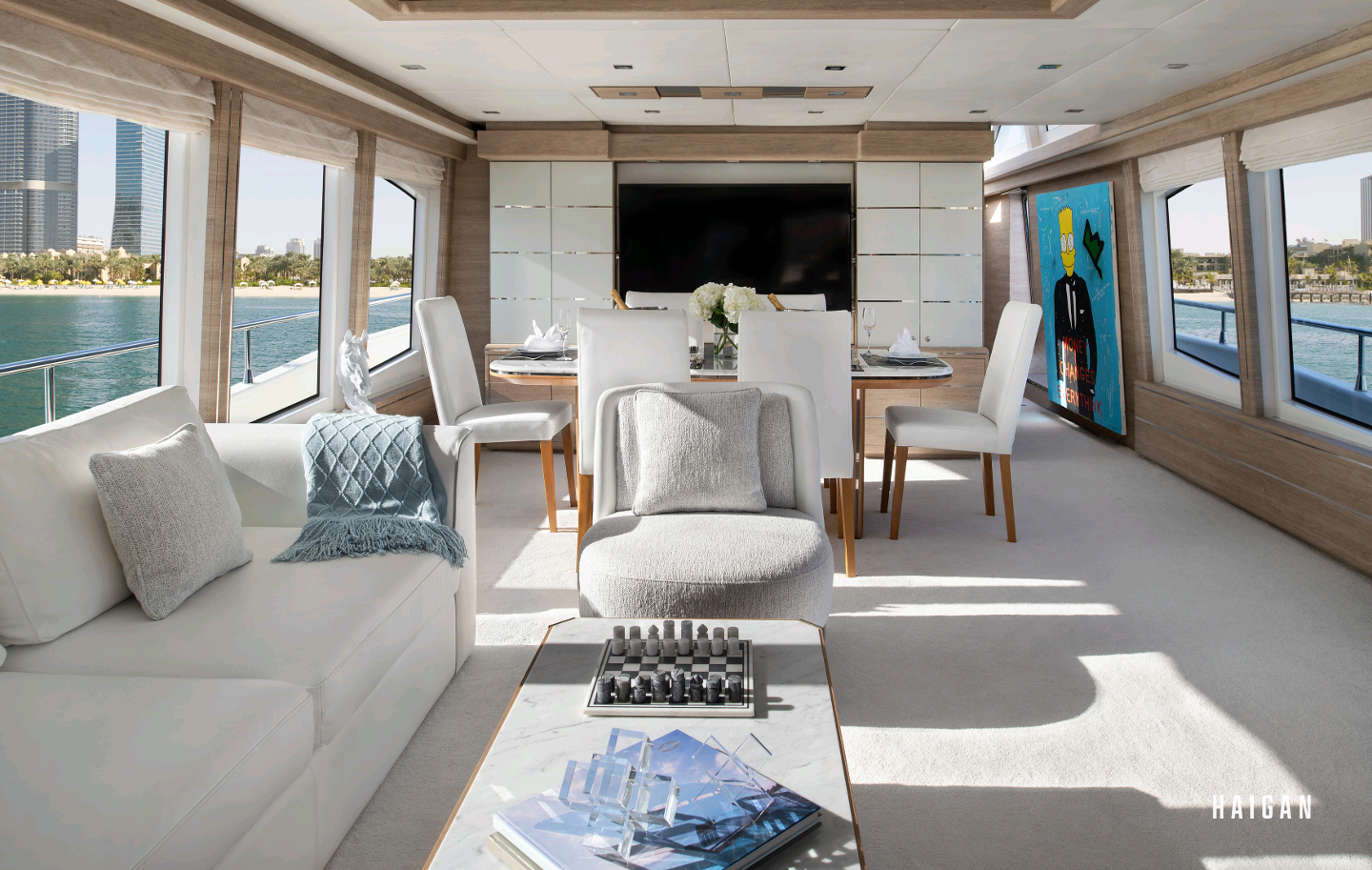 Haigan Yacht 92ft - Luxury Yacht Charter Dubai, 25 pax - Dubai Marina