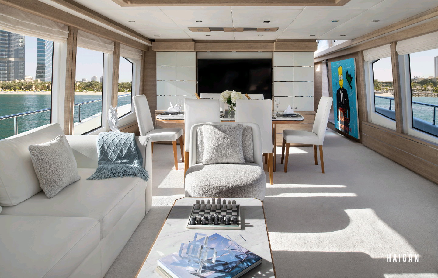 Haigan Yacht 92ft - Luxury Yacht Charter Dubai, 25 pax - Dubai Marina. 𝕋𝕙𝕖 𝕐𝕒𝕔𝕙𝕥 𝔾𝕦𝕪 𝔻𝕦𝕓𝕒𝕚