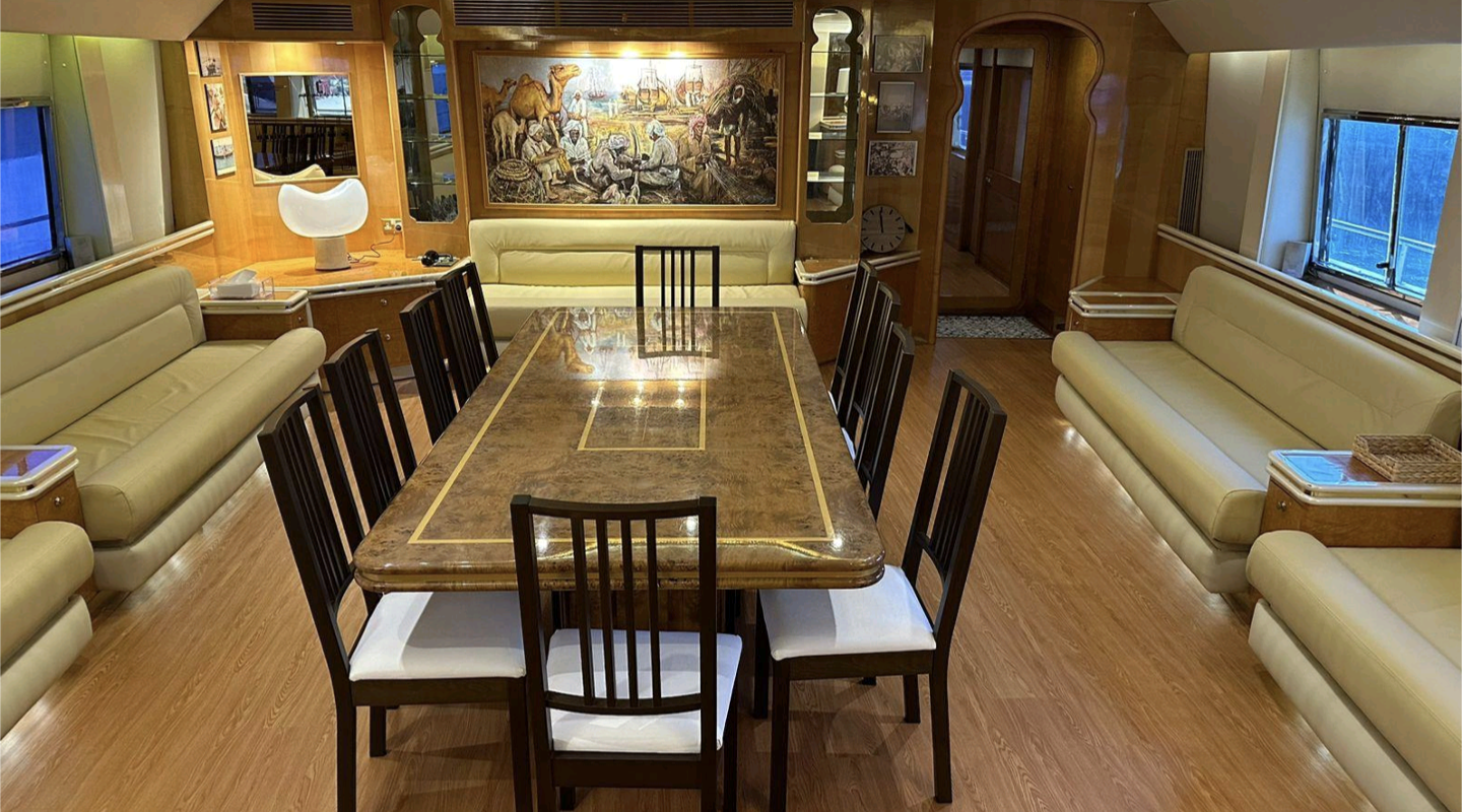 Mazayel 135ft Mega Yacht, 150 guests - Dubai Harbour Yacht Charter, Yacht Party Dubai 𝕋𝕙𝕖 𝕐𝕒𝕔𝕙𝕥 𝔾𝕦𝕪 𝔻𝕦𝕓𝕒𝕚
