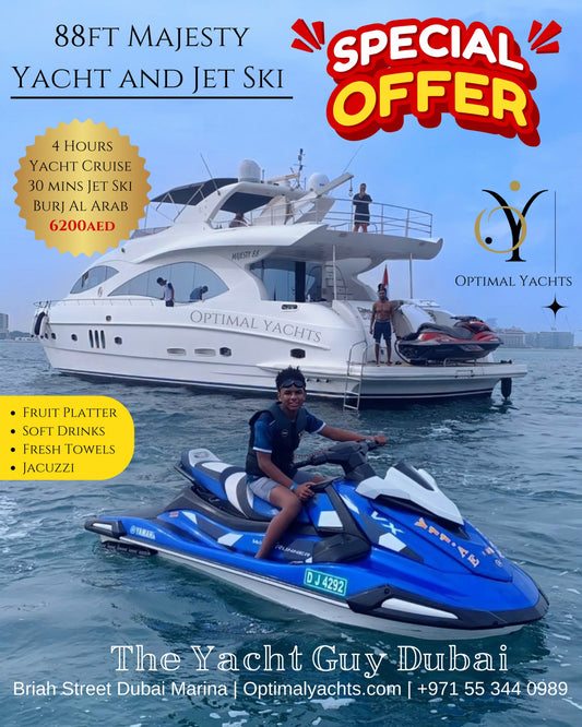 Best Yacht and Jet Ski Package Deals in Dubai | Optimal Yachts Dubai