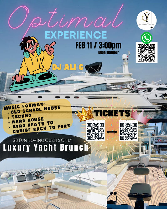 Yacht Party Dubai with Optimal Yachts Dubai