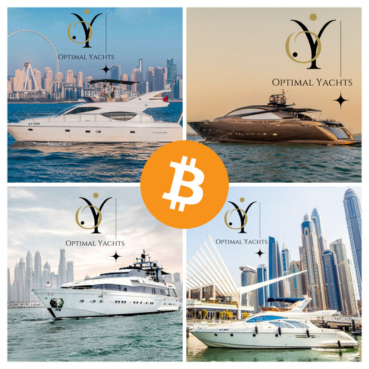 Optimal Yachts Dubai accepts Bitcoin Payments for luxury yacht cruise Dubai Marina