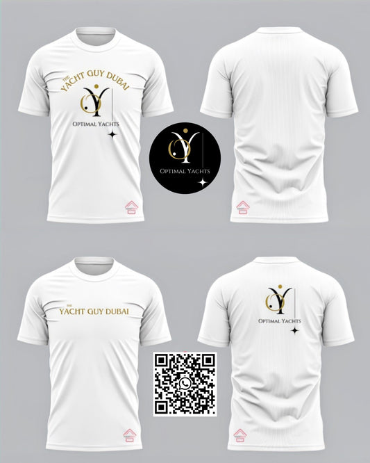The Yacht Guy Dubai T-Shirts - Yacht Cruise Dubai Exclusive offer on Yacht Rental Dubai Marina.