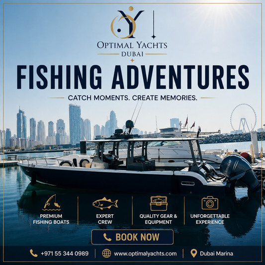Luxury Deep Sea Fishing (5 hours, Bait + Equipment Provided) 𝕋𝕙𝕖 𝕐𝕒𝕔𝕙𝕥 𝔾𝕦𝕪 𝔻𝕦𝕓𝕒𝕚