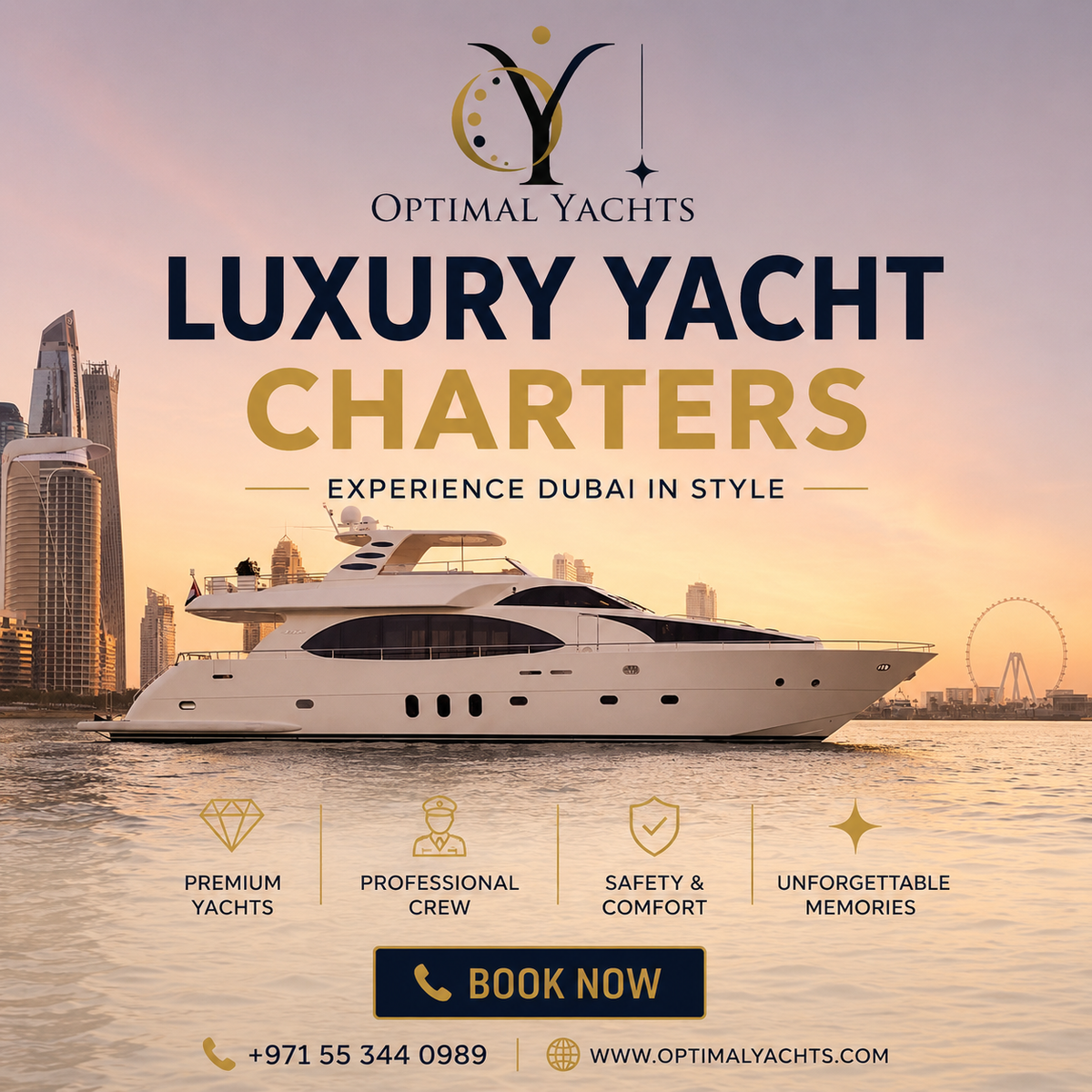 Haigan Yacht 92ft - Luxury Yacht Charter Dubai, 25 pax - Dubai Marina. 𝕋𝕙𝕖 𝕐𝕒𝕔𝕙𝕥 𝔾𝕦𝕪 𝔻𝕦𝕓𝕒𝕚
