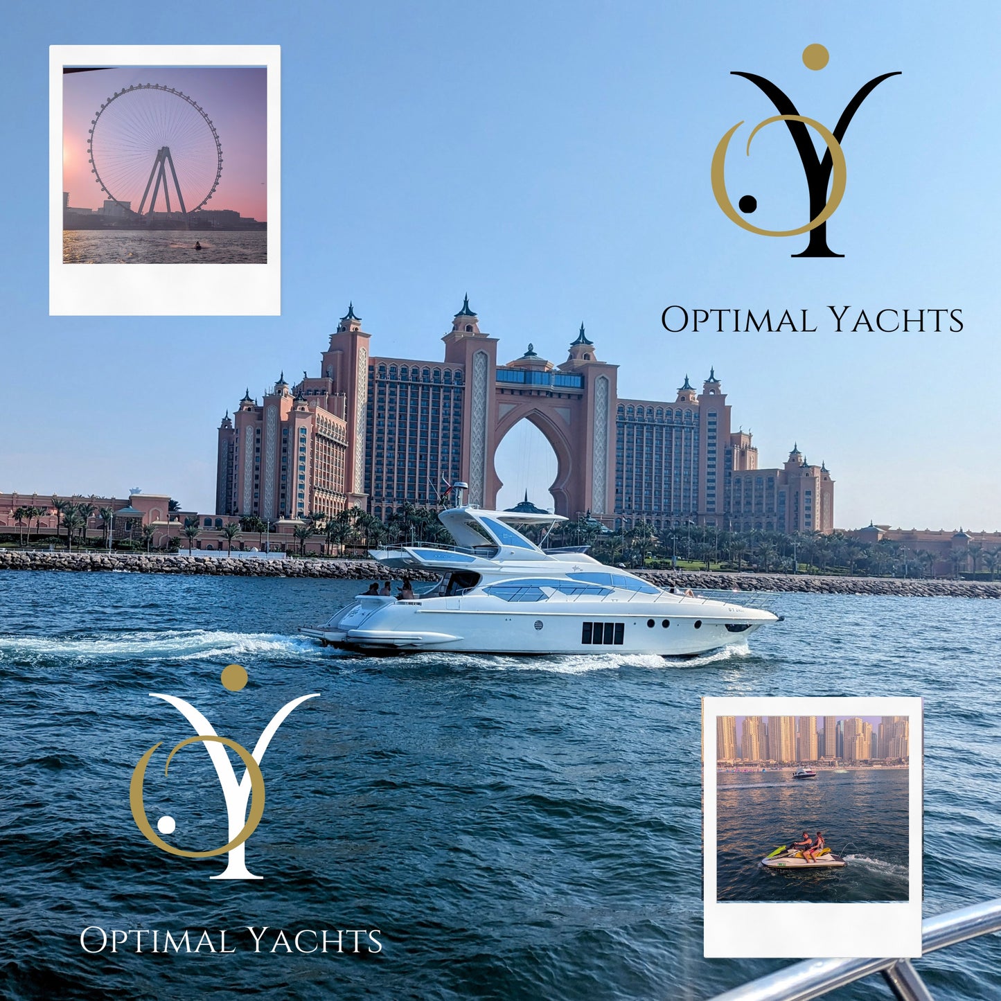 Luxury 3 Hour Yacht Cruise to JBR (Including Jet Skis)