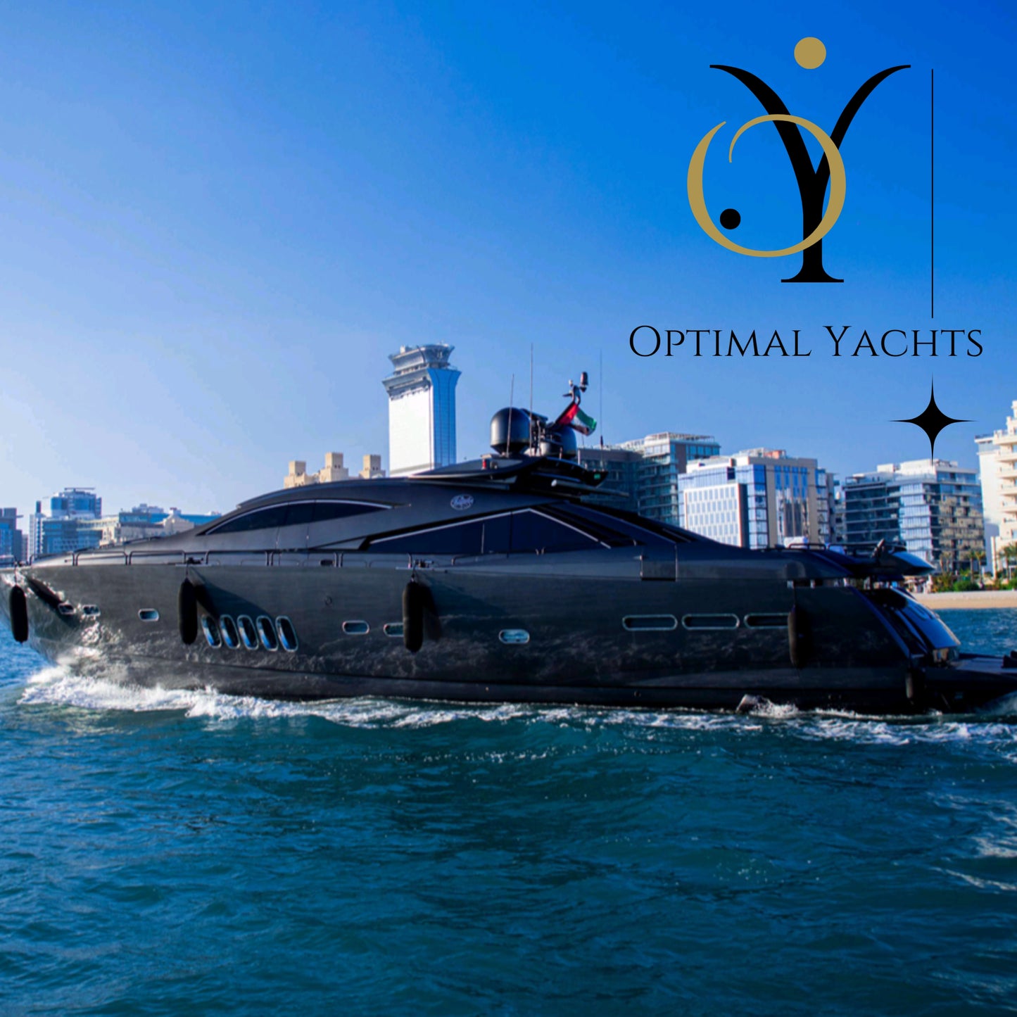 92ft UD30 Luxury Mega Yacht Sunseeker Vessel, 20 pax - One Hour (Dubai Marina)