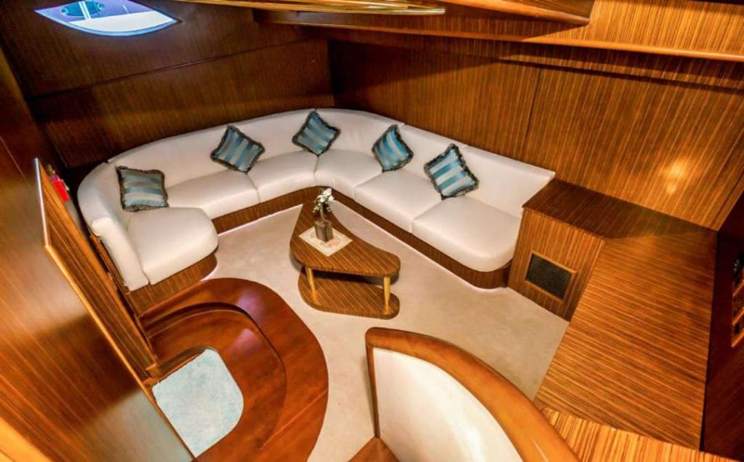 120ft Laffet Yacht Dubai | 100 Guests Luxury Charter from Dubai Harbour