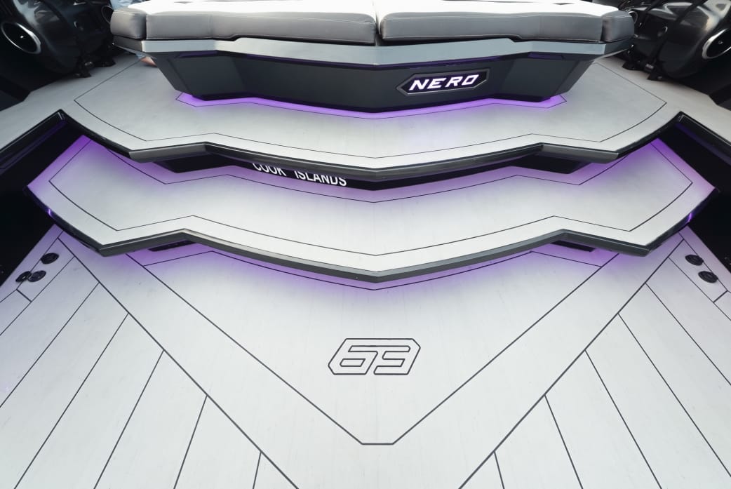 1 Hour 3 hours Minimum- Lamborghini 63 Luxury Yacht Rental Dubai | Dubai Marina Dubai Harbour | 12 Guest Capacity.